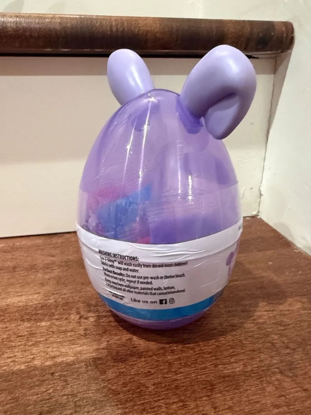 NWT CraZSlimy Cutie Egg Kids Toy - Blue